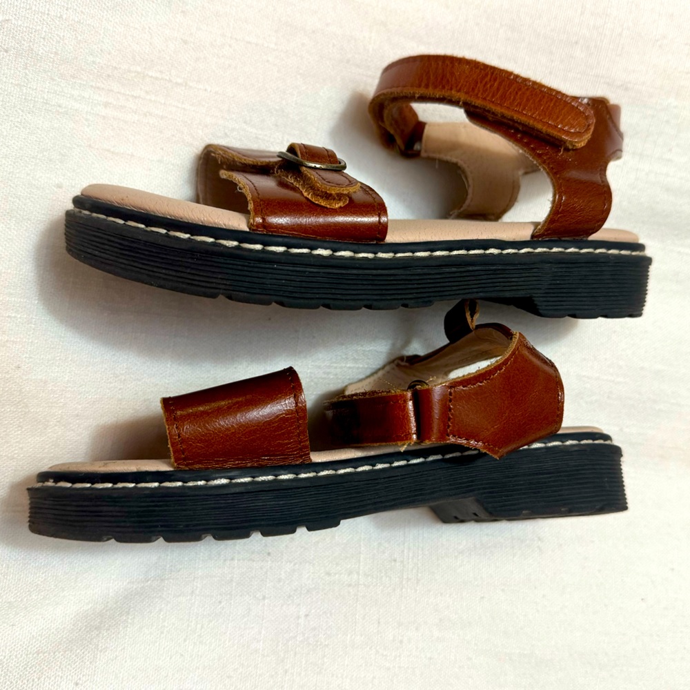 Piper Finn | Lug Soled Sandal in Cognac | 11 - Picture 4 of 6
